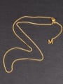 thumb Titanium Steel  Minimalist Snake bone chain Necklace 0
