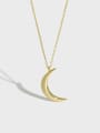 thumb 925 Sterling Silver Moon Minimalist pendant Necklace 0