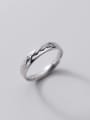 thumb 925 Sterling Silver Round Vintage Couple Ring 3