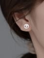 thumb 925 Sterling Silver l Geometric Minimalist Stud Earring 1