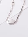 thumb 925 Sterling Silver Geometric Vintage Hollow Chain Necklace 3