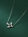 thumb 925 Sterling Silver Little Swallow Minimalist Necklace 2