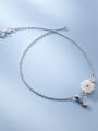 thumb 925 Sterling Silver Shell  Flower Minimalist Anklet 0