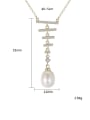 thumb l925 Sterling Silver Freshwater Pearl  pendant Necklace 4
