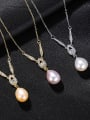 thumb 925 Sterling Silver Freshwater Pearl Water Drop Minimalist Necklace 2