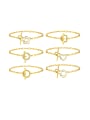 thumb Stainless steel Shell Flower Minimalist Link Bracelet 0
