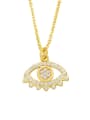 thumb Brass Cubic Zirconia Star Vintage Necklace 2