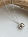 thumb 925 Sterling Silver  Smooth Bell Minimalist Necklace 0