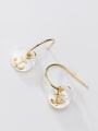 thumb 925 Sterling Silver Shell  Anchor Trend Hook Earring 0