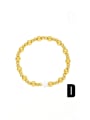 thumb Brass Imitation Pearl Pentagram Minimalist Beaded Bracelet 4