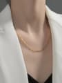 thumb 925 Sterling Silver  Minimalist  single chain necklace short without pendant 1