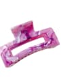 thumb Alloy Cellulose Acetate Trend Geometric  Multi Color Jaw Hair Claw 4