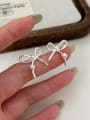 thumb 925 Sterling Silver Bowknot Vintage Stud Earring 3