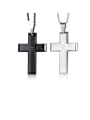 thumb Stainless Steel Letter Cross Minimalist Regligious Necklace 0