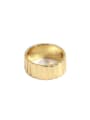 thumb Brass Round Vintage Band Ring 3