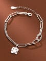 thumb 925 Sterling Silver Geometric Cute  Anklet 2
