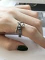 thumb 925 Sterling Silver Bells tassel free size Ring 0
