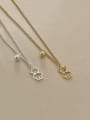 thumb 925 Sterling Silver Hollow Bear Cute Necklace 0