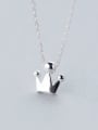 thumb 925 Sterling Silver Crown Minimalist Necklace 0