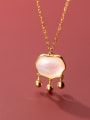 thumb 925 Sterling Silver Shell Cloud Minimalist Necklace 0