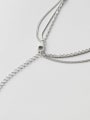thumb 925 Sterling Silver Minimalist Multi Strand Necklace 3