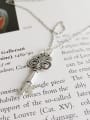 thumb 925 Sterling Silver Retro Fancy Key Necklace 0