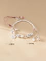 thumb 925 Sterling Silver Flower Vintage Bracelet 2
