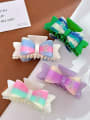 thumb Cellulose Acetate Trend Bowknot Alloy Multi Color Jaw Hair Claw 0