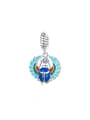thumb 925 Sterling Silver Cubic Zirconia Enamel Insect Trend Pendant 3
