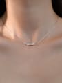 thumb 925 Sterling Silver Geometric Minimalist Necklace 1