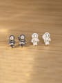 thumb 925 Sterling Silver Icon Cute Stud Earring 0