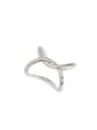 thumb 925 Sterling Silver Irregular Minimalist Clip Earring  [Single] 4