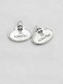 thumb Vintage Sterling Silver With Minimalist Oval Letters Pendant Diy Accessories 0
