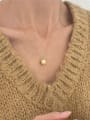 thumb 925 Sterling Silver Imitation Pearl Geometric Vintage Necklace 4