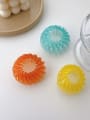 thumb Resin Trend Geometric  Multi Color Bird's nest Jaw Hair Claw 1