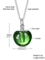 thumb Stainless steel Glass Stone Friut Minimalist Necklace 2