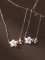 thumb 925 Sterling Silver Shell Flower Minimalist Necklace 0