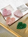 thumb Cellulose Acetate Trend Heart Alloy Multi Color Jaw Hair Claw 0