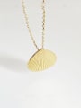 thumb Sterling silver 18K-gold shell  necklace 0