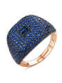 thumb Copper Cubic Zirconia Geometric Luxury Statement Ring 0