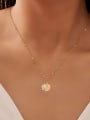 thumb 925 Sterling Silver Imitation Pearl Geometric Trend Necklace 1