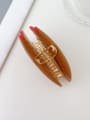 thumb Cellulose Acetate Trend Hand Of Gold Alloy Jaw Hair Claw 3