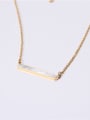 thumb Stainless steel Shell Geometric Minimalist Necklace 0