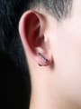 thumb Titanium Irregular Minimalist Stud Earring 1