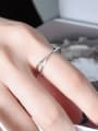 thumb 925 Sterling Silver Cross Vintage Stackable Ring 2