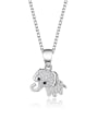 thumb 925 Sterling Silver Cubic Zirconia Icon Dainty Necklace 0