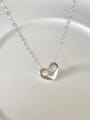 thumb 925 Sterling Silver Heart Minimalist Necklace 0