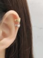 thumb 925 Sterling Silver Geometric Minimalist Single Earring(Single-Only One) 1