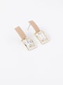 thumb Alloy With Imitation Gold Plated Simplistic Geometric Drop Earrings 2