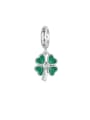 thumb 925 Sterling Silver Enamel Cute Clover Diy  Pendant 0